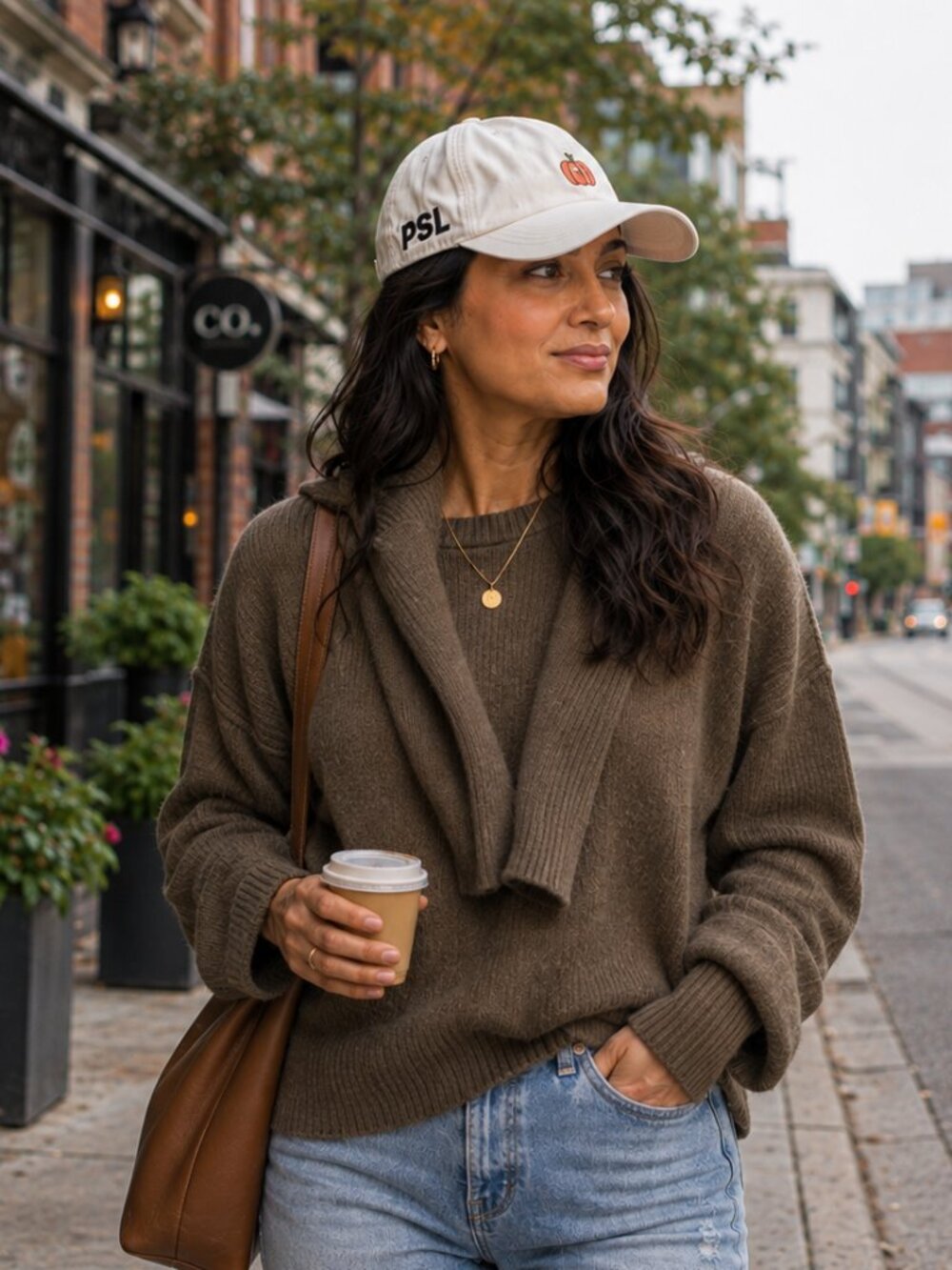 PSL Society 2026 Cream Pumpkin Embroidered Adjustable Baseball Cap NWT